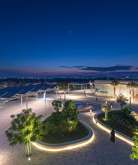 The Central Park at Masdar, Abu Dhabi, U.A.E.